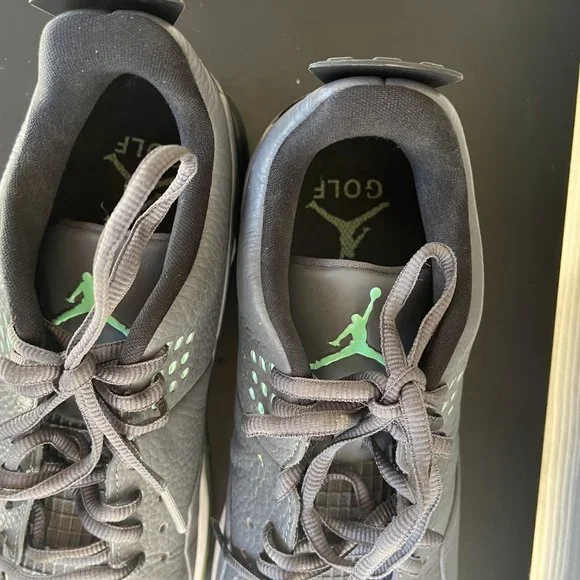 Nike Air Jordan Men's ADG 3 Dark Grey Green Glow Golf Shoes Size 9.5 - Picture 13 of 13